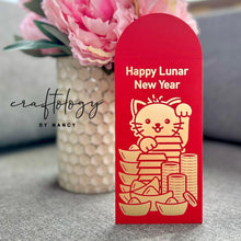 Load image into Gallery viewer, Lucky Red Pockets for Lunar New Year, Vietnamese New Year Red Envelope for Money, Tet, Li Xi, Lucky Money Envelope, Chinese New Year Hongbao
