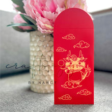 Load image into Gallery viewer, Lucky Red Pockets for Lunar New Year, Vietnamese New Year Red Envelope for Money, Tet, Li Xi, Lucky Money Envelope, Chinese New Year Hongbao Year of the Dragon Red Envelope 2024
