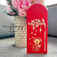 Load image into Gallery viewer, Lucky Red Pockets for Lunar New Year, Vietnamese New Year Red Envelope for Money, Tet, Li Xi, Lucky Money Envelope, Chinese New Year Hongbao

