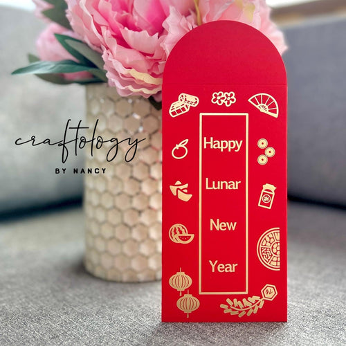 Lucky Red Pockets for Lunar New Year, Vietnamese New Year Red Envelope for Money, Tet, Li Xi, Lucky Money Envelope, Chinese New Year Hongbao