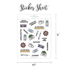 Load image into Gallery viewer, Pandemic Sticker Sheet / Pack of 6
